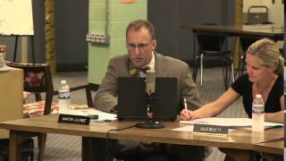 South Burlington School Board Meeting September 2 2015 [upl. by Pelage]