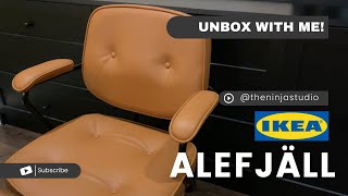 Unboxing IKEA ALEFJÄLL Office Chair  theninja [upl. by Arquit]