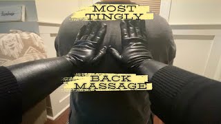 ASMR BACK MASSAGE ON A REAL PERSON FAST AND AGGRESSIVE FOR THE MOST TINGLY SLEEP [upl. by Gustaf]