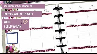 How I’m Using my Faith Planner in 2023 [upl. by Landmeier]