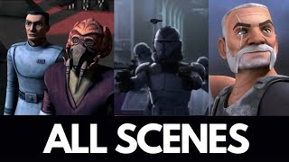 Commander Wolffe all scenes Clone Wars Bad Batch Rebels [upl. by Syck]