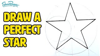 How to Draw Perfect Stars [upl. by Eetnom690]