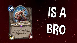 Hearthstone  Abominable Lieutenant is a Bro [upl. by Nettle]