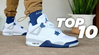 Top 10 AIR JORDAN 4 Sneakers of 2022 [upl. by Chill]