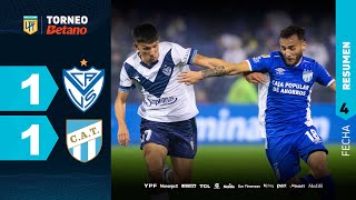 VÉLEZ 1  1 ATLÉTICO TUCUMÁN  Resumen del partido  TorneoBetano 2024 [upl. by Anemaj369]