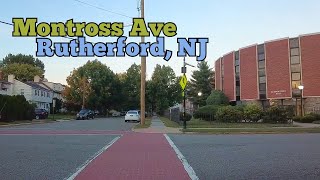 Walking on Montross Avenue in Rutherford New Jersey USA  W Pierrepont Ave to W Erie Ave [upl. by Eceryt626]