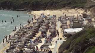 Άνδρος Η παραλία Ψιλή ΆμμοςΧρυσή Άμμος Andros Island Greece Gold Beach [upl. by Devon502]