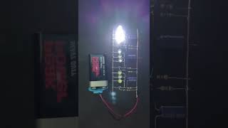 LED blinking circuit ledlighting electronic project [upl. by Ainafetse252]