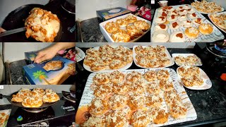 Bina oven ke complete Kiya 60 pizza ka order  Gas pe Banaye pizza  Mini pizza  Full vlog [upl. by Loralyn]