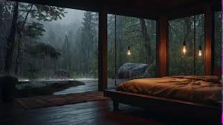 Peaceful Rain and Thunder Sounds for Sleep  Calming Nature Ambience for Deep Slumber [upl. by Arihaz952]