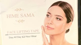 Instant face lifting tapeHow to use it and reviewLook younger instantly [upl. by Eiznekcm766]