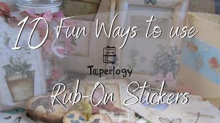 10 Fun Ways to Use Taperlogy RubOns [upl. by Patric786]