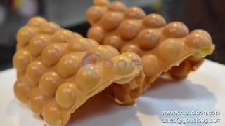 Bubble waffle maker egg waffle machine with 3layer Teflon coating [upl. by Eillom]