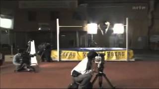 High Jump Hinge Moment Demonstration with Stefan Holm [upl. by Maurilia]