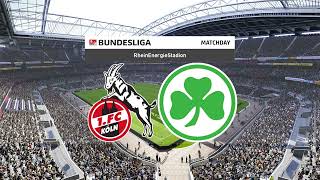 1 FC Köln vs Fürth 10  Highlights  2 Bundesliga 2425 [upl. by Tlok761]