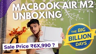 MacBook Air M2 Flipkart Sale Unit  Is it Worth To Buy in 2024  MacBook Air M2 Unboxing [upl. by Gasser]