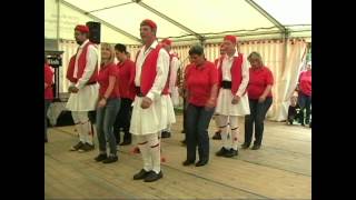 Sirtaki mit Line Dance Gruppe Little Hurrikans von Gumperda amp Männerballett Freienorla [upl. by Ver]