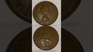 UK 1966 ONE PENNY COIN [upl. by La]