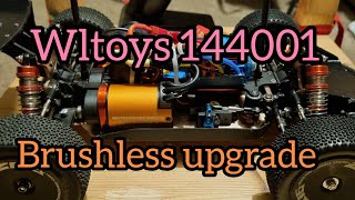 Wltoys 144001 brushless upgrade [upl. by Studdard624]