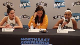 NEC Quarterfinal Press Conference Mount St Marys [upl. by Nwahsan929]