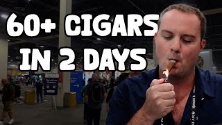 48 Hours of NonStop Cigar Smoking at PCA 2023  PCA 2023 VLOG [upl. by Aicilf]