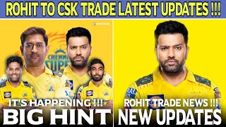 CSK To Trade Rohit Sharma Full Details  IPL 2024 Auction News [upl. by Niltiak]