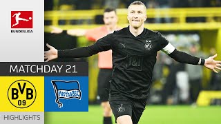 BVB is Unstoppable  Borussia Dortmund  Hertha BSC 41  Highlights  MD 21 – Bundesliga 202223 [upl. by Shyamal]