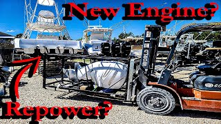 Is A NEW Boat ENGINE Worth It RePower COST amp Process [upl. by Sel517]