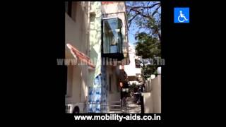 Wall Mounted Lifts Chennai  Pitless Lift in India [upl. by Avan]