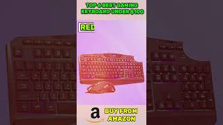 Top 6 Best Gaming Keyboard Under 100  Best Gaming Keyboard 2024 MechanicalKeyboard gaming [upl. by Aitnahc]