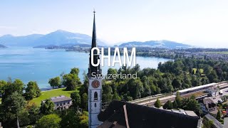 Cham  Switzerland 4K  Drone Flight [upl. by Audri768]