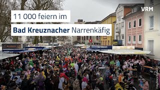 11000 Bad Kreuznacher feiern im NarrenkĂ¤fig [upl. by Azmuh]