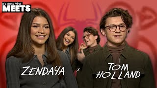 quotWe Cant Answer Thatquot🤣 Tom Holland And Zendayas CUTEST Interview 😍 Whos Most Likely MCU Edition [upl. by Akeirahs]