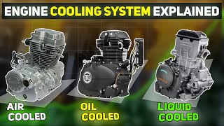 How Engine Cooling System Works  Cooling System Explained Air Cooled  Oil Cooled  Liquid Cooled [upl. by Fryd856]