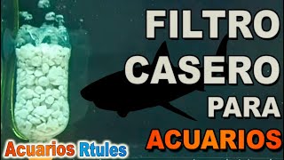 Cómo hacer un FILTRO CASERO para ACUARIO  FUNCIONA 🐠🌱 [upl. by Anomer730]