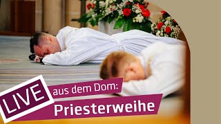 Live Priesterweihe mit Erzbischof Dr Udo Markus Bentz [upl. by Neetsirk588]