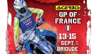 GP France Brioude 2024 Championnat du Monde Enduro [upl. by Enorahs]