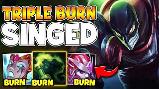 THIS TRIPLE BURN SINGED BUILD SHREDS TANKS IN SECONDS MAX DAMAGE SINGED [upl. by Euqinor]