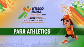 LIVE Para Athletics 👟 Khelo India Para Games 2023  Doordarshan Sports [upl. by Bruckner]