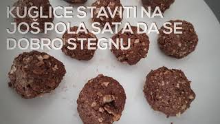 DOMACI FERRERO ROCHER jednostavan recept za preukusne kuglice [upl. by Stoops]