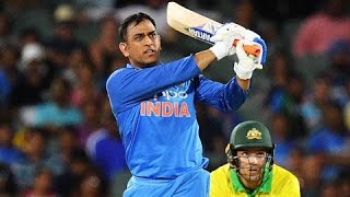 Dhoni halfcentury guides India home [upl. by Stovall]