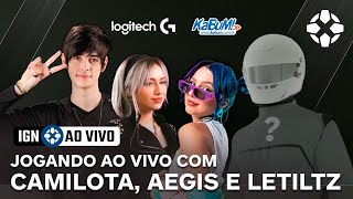 JOGANDO AO VIVO COM CAMILOTA AEGIS E LETILTZ  IGN AO VIVO  GAMEPLAY [upl. by Emad936]