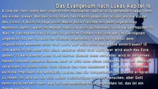 Das Evangelium nach Lukas Kapitel 16 [upl. by Lahcim678]