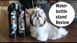 Dog water bottle stand review [upl. by Redvers]