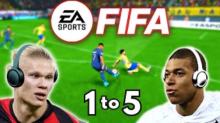 Haaland amp Mbappé play FIFA 15 [upl. by Yukio]