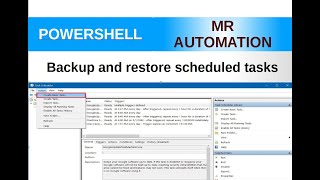 PowerShell S1E42 Exportregister scheduled tasks [upl. by Suirrad]