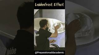 Leidenfrost effect  leidenfrosteffect scienceshorts sciencewithfun [upl. by Lahey]