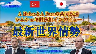 シムシェキ財務相は最新世界情勢について何を語る？トルコの今後はどうなる？トルコリラ円リラ円投資為替fxトルコリラ太郎 [upl. by Baker961]