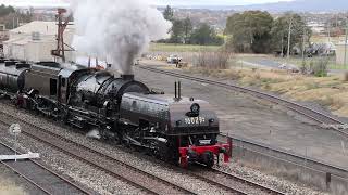 Australias Largest Steam Locomotive  BeyerGarratt 6029  In Bathurst [upl. by Selym947]