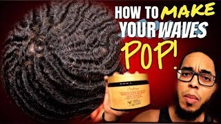 How to DEEP CONDITION 360 Waves SheaMoisture Manuka Honey amp Mafura Oil Masque  Wash Your Waves [upl. by Dabney]